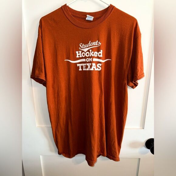 Texas Longhorn Orange Graphic Tee - Short Sleeve - Picture 1 of 5